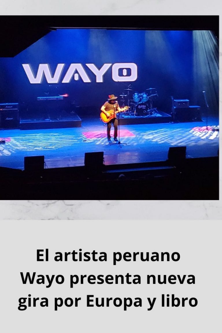 El artista peruano Wayo presenta nueva gira por Europa y libro