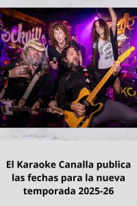 El Karaoke Canalla publica las fechas para la nueva temporada 2025-26