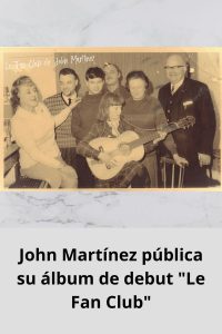 John Martínez pública su álbum de debut Le Fan Club