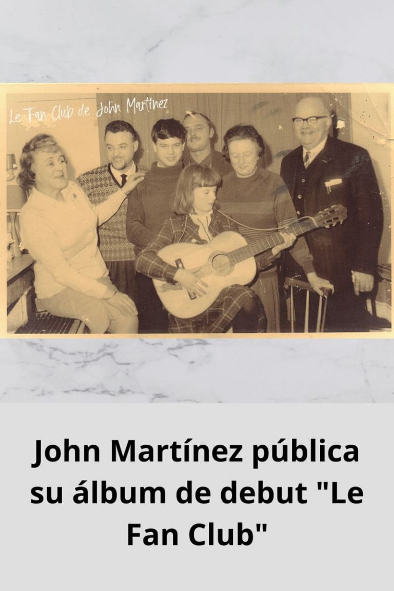 John Martínez pública su álbum de debut «Le Fan Club»
