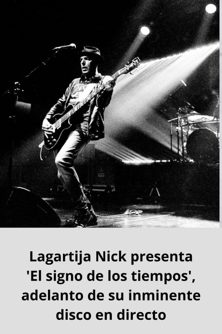 Lagartija Nick presenta ‘El signo de los tiempos’, adelanto de su inminente disco en directo