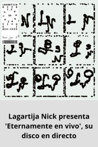 Lagartija Nick presenta 'Eternamente en vivo', su disco en directo