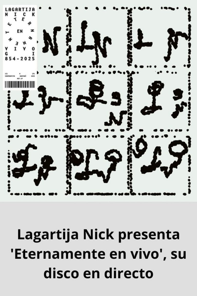 Lagartija Nick presenta ‘Eternamente en vivo’, su disco en directo