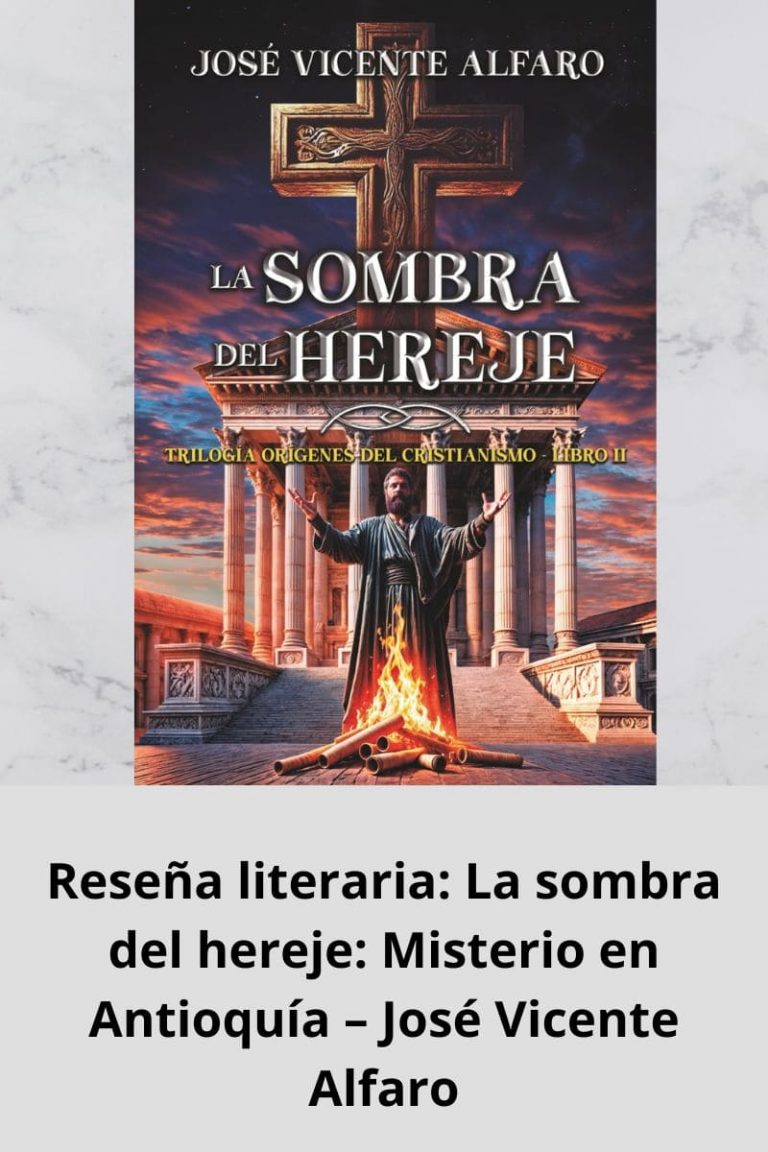 Reseña literaria: La sombra del hereje: Misterio en Antioquía  – José Vicente Alfaro