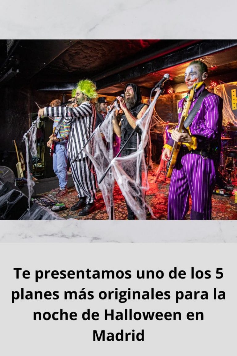 Te presentamos uno de los 5 planes más originales para la noche de Halloween en Madrid