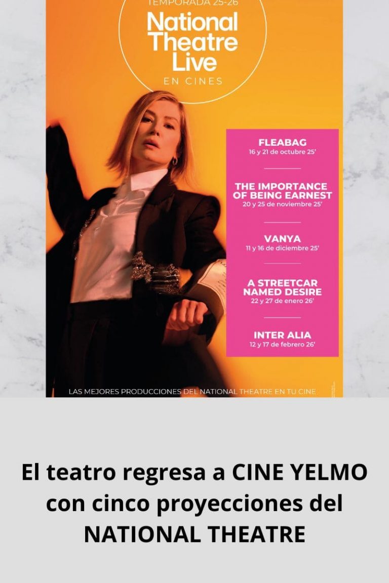 El teatro regresa a CINE YELMO con cinco proyecciones del NATIONAL THEATRE