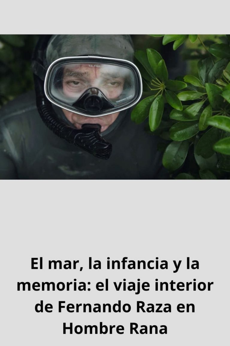 El mar, la infancia y la memoria: el viaje interior de Fernando Raza en Hombre Rana