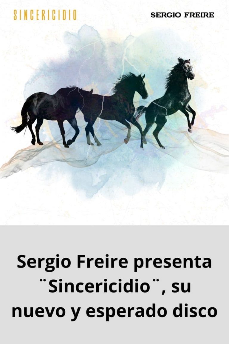 Sergio Freire presenta ¨Sincericidio¨, su nuevo y esperado disco