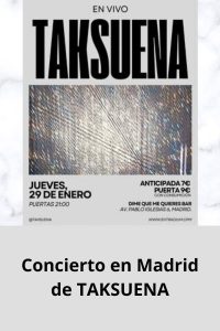 Concierto en Madrid de TAKSUENA