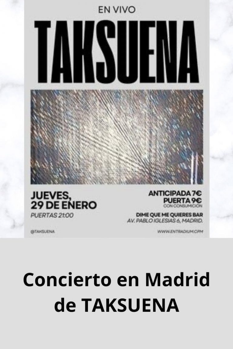 Concierto en Madrid de TAKSUENA 