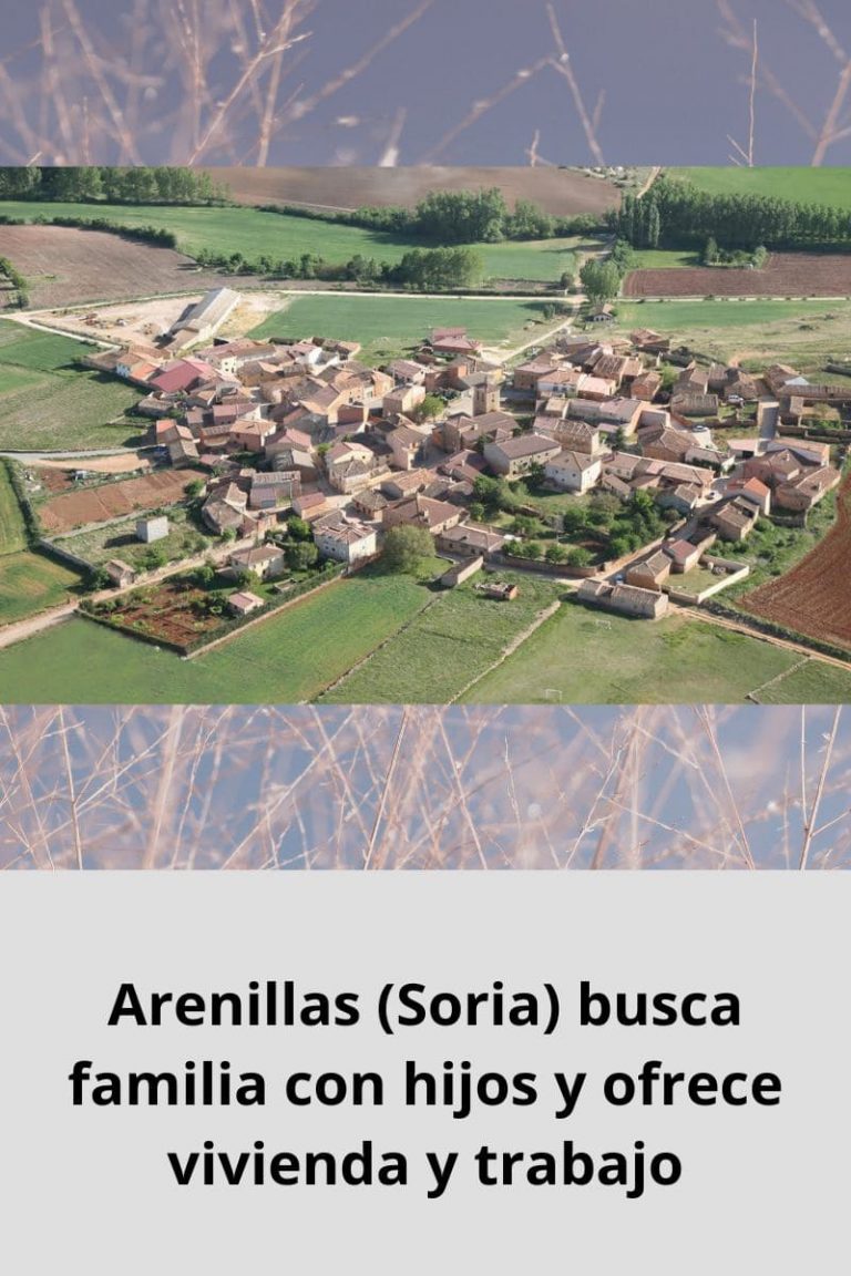 Arenillas (Soria) busca familia con hijos y ofrece vivienda y trabajo