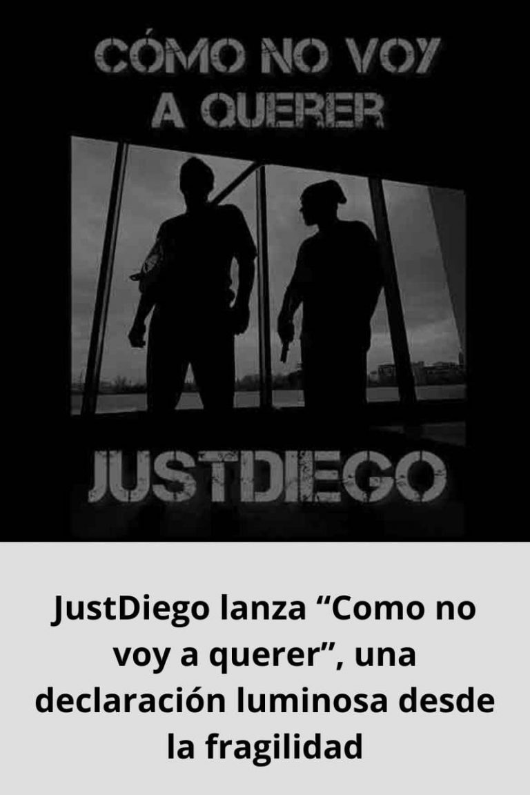 JustDiego lanza “Como no voy a querer”, una declaración luminosa desde la fragilidad