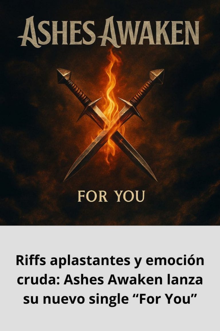 Riffs aplastantes y emoción cruda: Ashes Awaken lanza su nuevo single “For You”