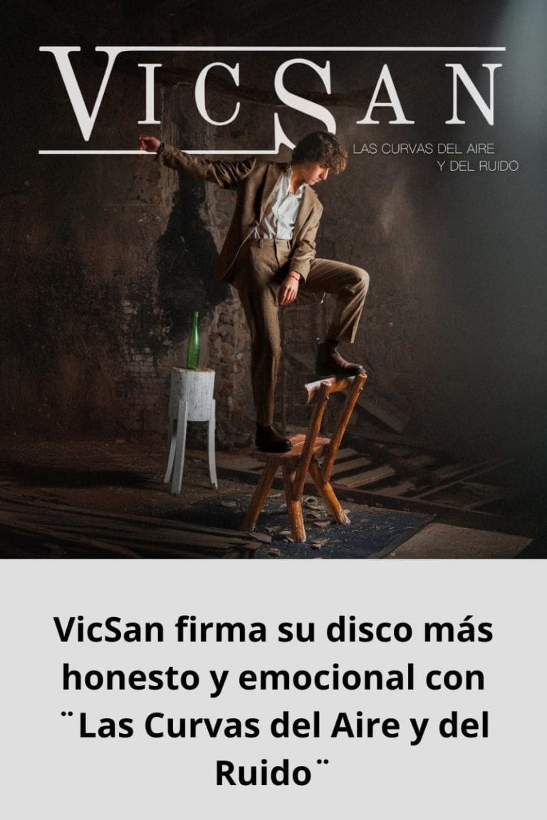 VicSan firma su disco más honesto y emocional con ¨Las Curvas del Aire y del Ruido¨