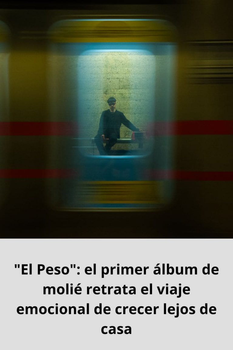 «El Peso»: el primer álbum de molié retrata el viaje emocional de crecer lejos de casa