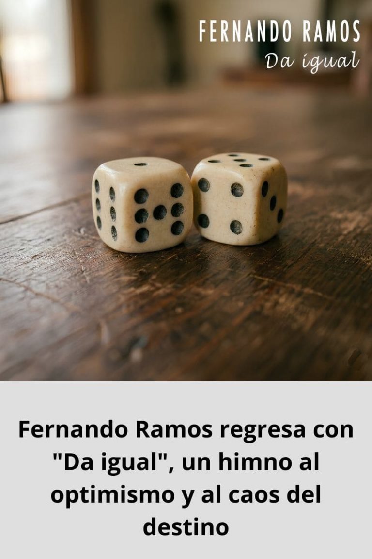 Fernando Ramos regresa con «Da igual», un himno al optimismo y al caos del destino