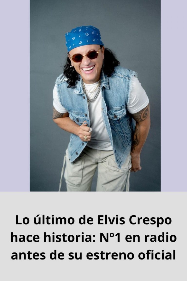 Lo último de Elvis Crespo hace historia: Nº1 en radio antes de su estreno oficial