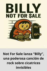 Not For $ale lanza “Billy”, una poderosa canción de rock sobre cicatrices invisibles