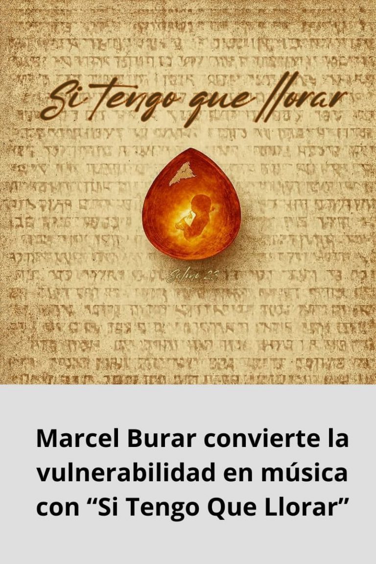 Marcel Burar convierte la vulnerabilidad en música con “Si Tengo Que Llorar”