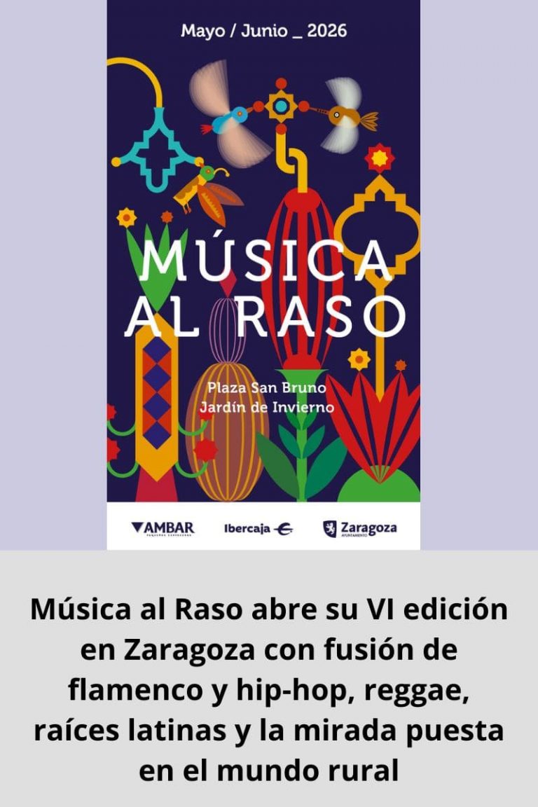 Música al Raso abre su VI edición en Zaragoza con fusión de flamenco y hip-hop, reggae, raíces latinas y la mirada puesta en el mundo rural