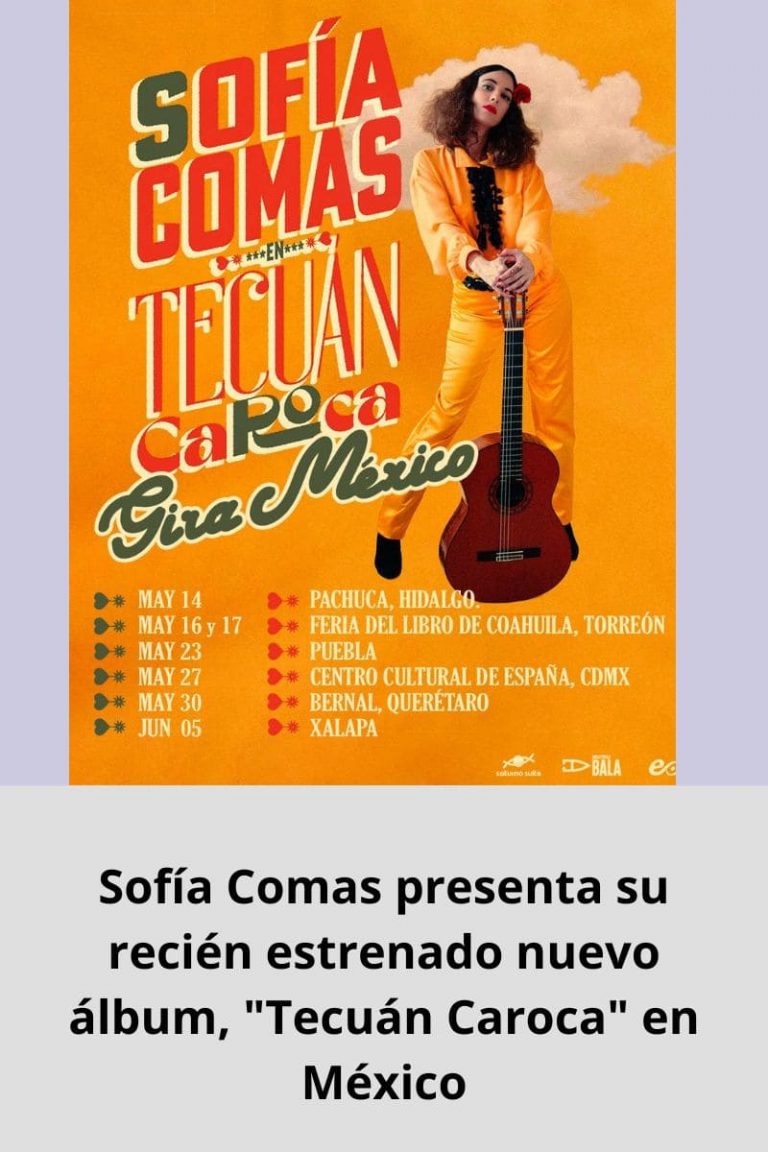 Sofía Comas presenta su recién estrenado nuevo álbum, «Tecuán Caroca» en México