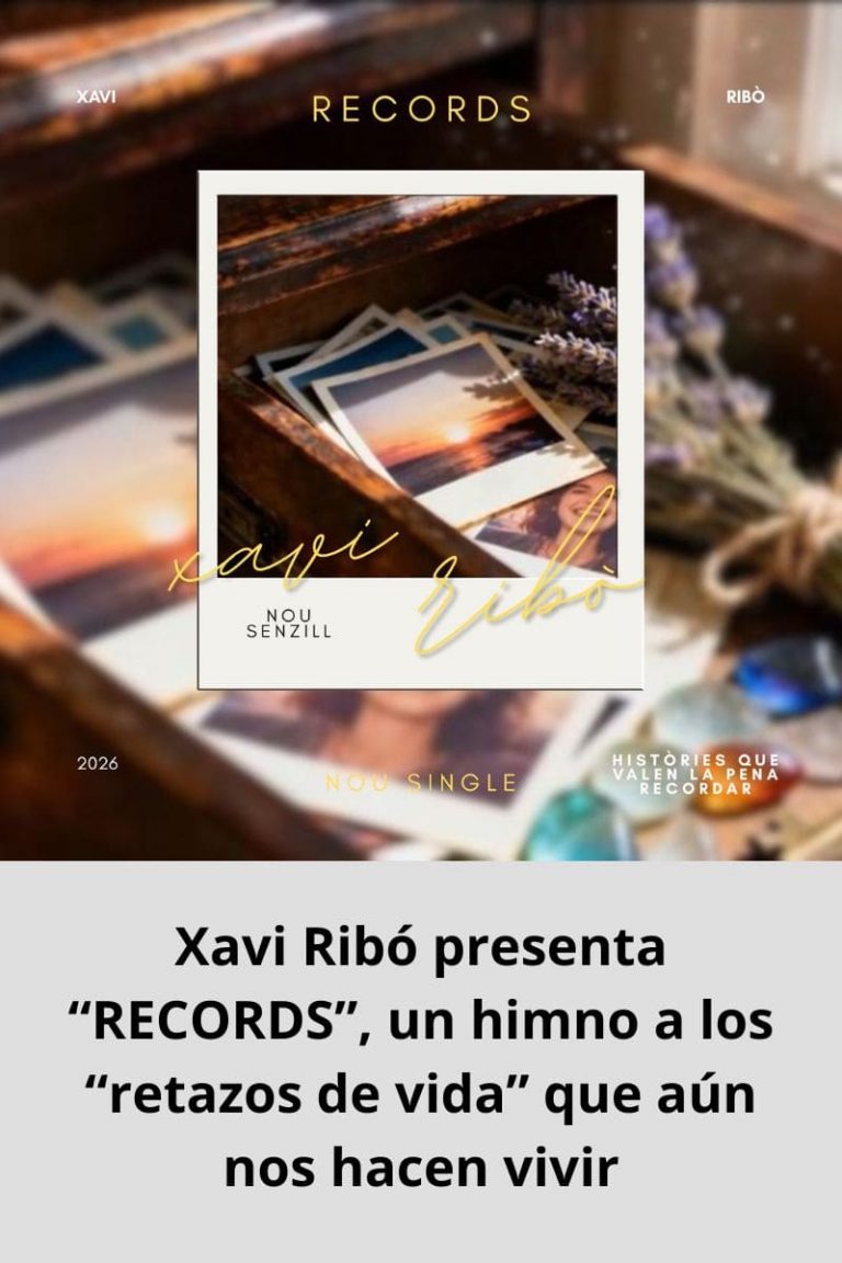Xavi Ribó presenta “RECORDS”, un himno a los “retazos de vida” que aún nos hacen vivir