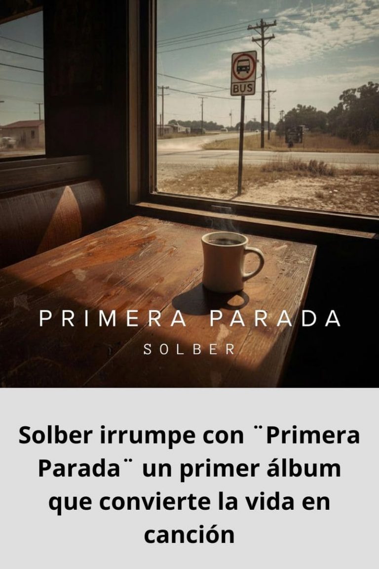Solber irrumpe con ¨Primera Parada¨ un primer álbum que convierte la vida en canción