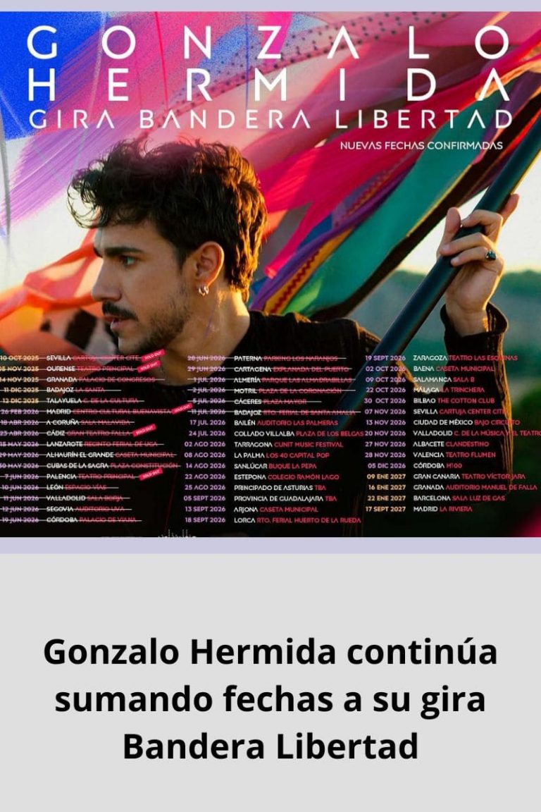 Gonzalo Hermida continúa sumando fechas a su gira Bandera Libertad
