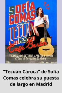 Tecuán Caroca de Sofia Comas celebra su puesta de largo en Madrid