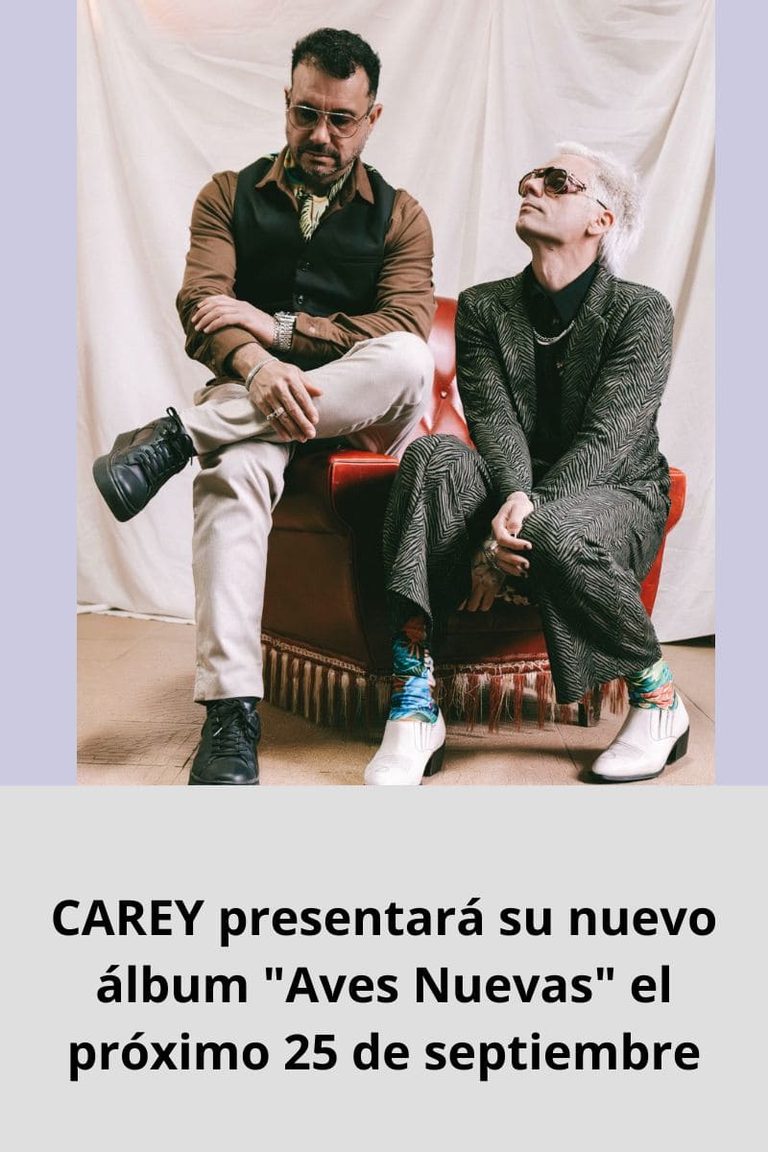 CAREY presentará su nuevo álbum «Aves Nuevas» el próximo 25 de septiembre