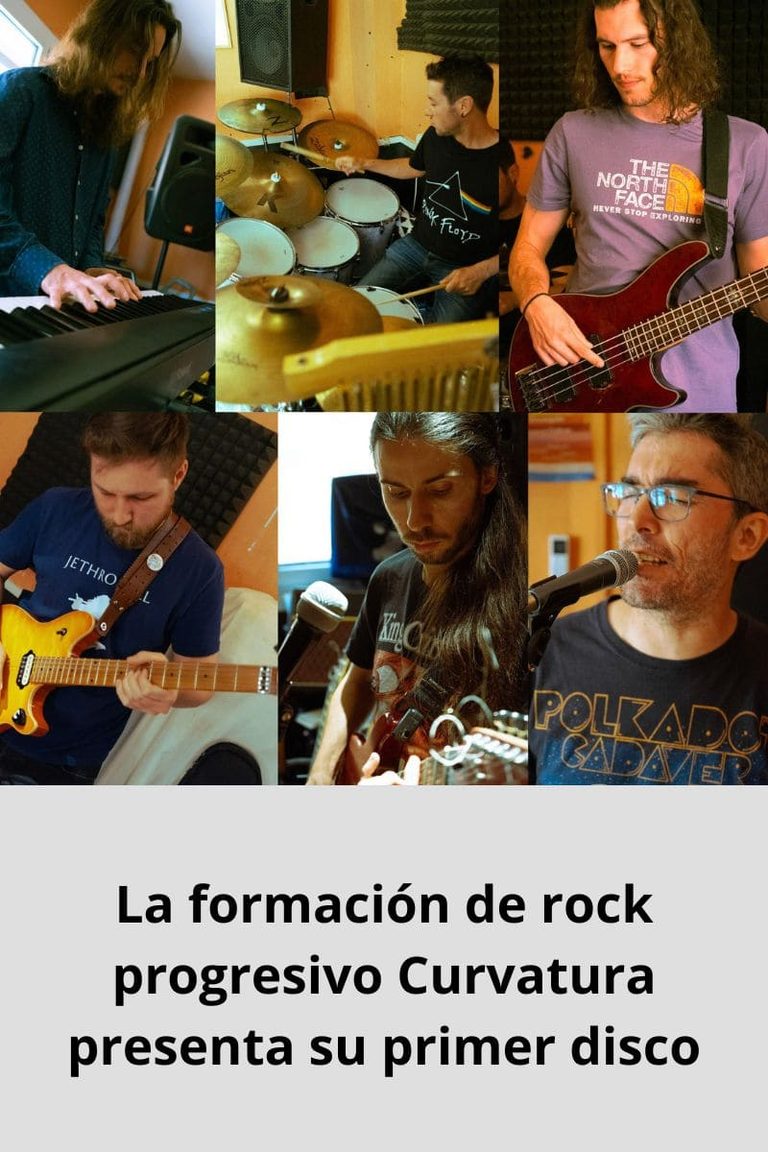 La formación de rock progresivo Curvatura presenta su primer disco