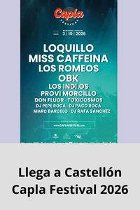 Llega a Castellón Capla Festival 2026
